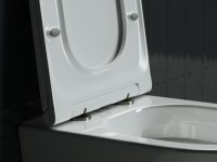 Комплект Унитаз подвесной Ceramicanova Forma CN3011 с микролифтом + Инсталляция STWORKI + Кнопка Хельсинки 500471 черная матовая