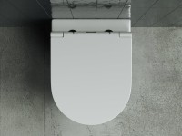 Комплект Унитаз подвесной Ceramicanova Forma CN3011 с микролифтом + Инсталляция STWORKI + Кнопка Хельсинки 500471 черная матовая