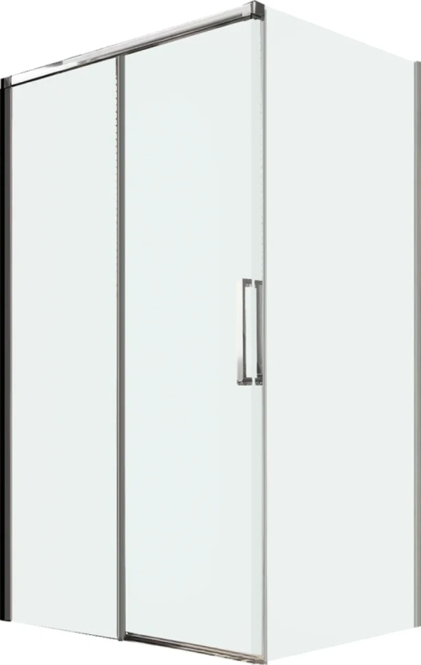 Душевой уголок Veconi Premium Trento PTC-SP-40CH 120x80, профиль хром, стекло прозрачное