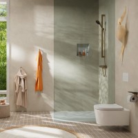 Смеситель для душа Hansgrohe Tecturis S 73622140 шлифованная бронза