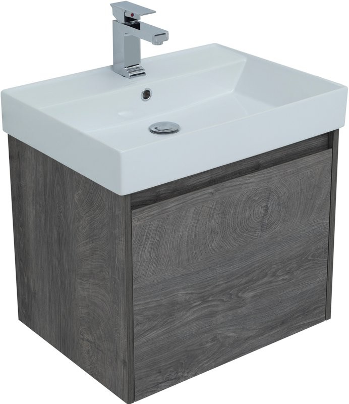 Мебель для ванной комнаты Aquanet Nova Lite 60 дуб рошелье, 1 ящик
