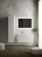 Мебель для ванной комнаты Sancos Snob R 100 см, L, bianco
