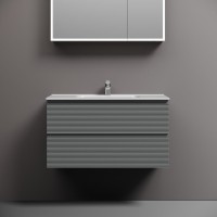 Мебель для ванной комнаты Sancos Folk 90 ergraut soft, раковина CN7002