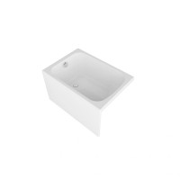 Акриловая ванна Triton Литл 110x70 см, пристенная, белая, на ножках