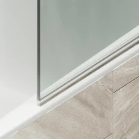 Шторка на ванну Maybahglass MGV-598-2 60x140, профиль бронза, стекло прозрачное
