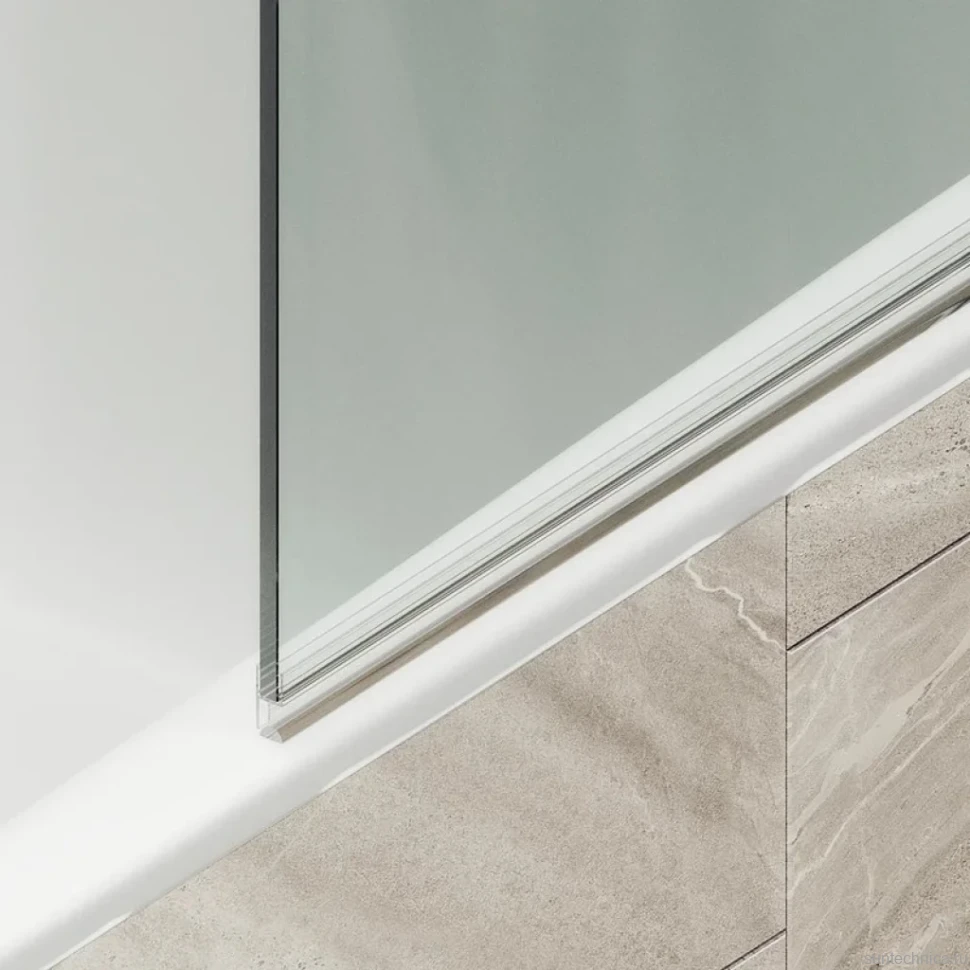 Шторка на ванну Maybahglass MGV-598-2 60x140, профиль бронза, стекло прозрачное