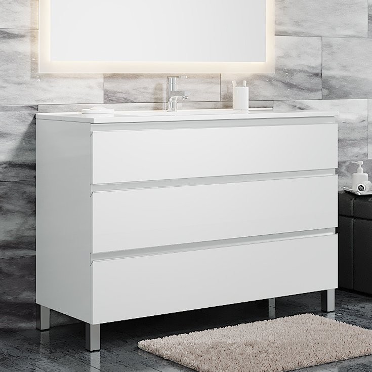 Мебель для ванной комнаты Sanvit Авеню 3 120, белая