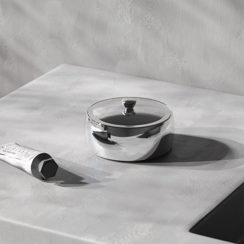 Контейнер AM.PM Sensation A3021000 глянцевый хром, настольный