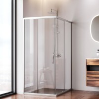 Душевой уголок AM.PM Sunny W87G-403-12090-MT 120x90 см, серебро