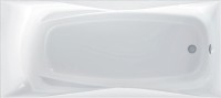 Ванна из искусственного камня Астра-Форм Вега Люкс 180x80 см, правая, пристенная, белая, на ножках