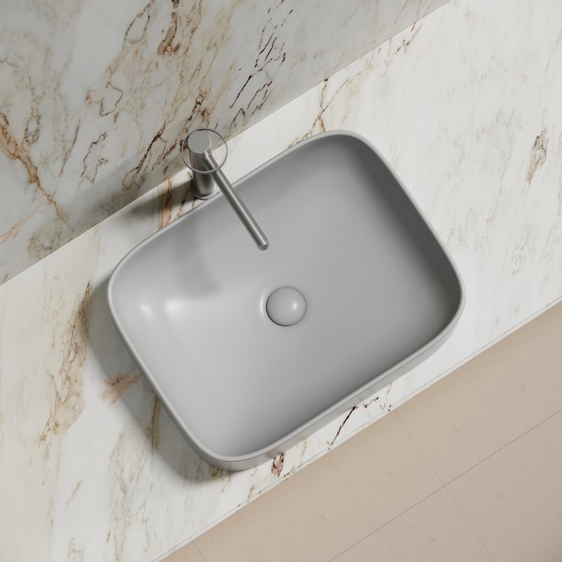 Накладная раковина Ceramicanova Element CN6052MSG серая матовая