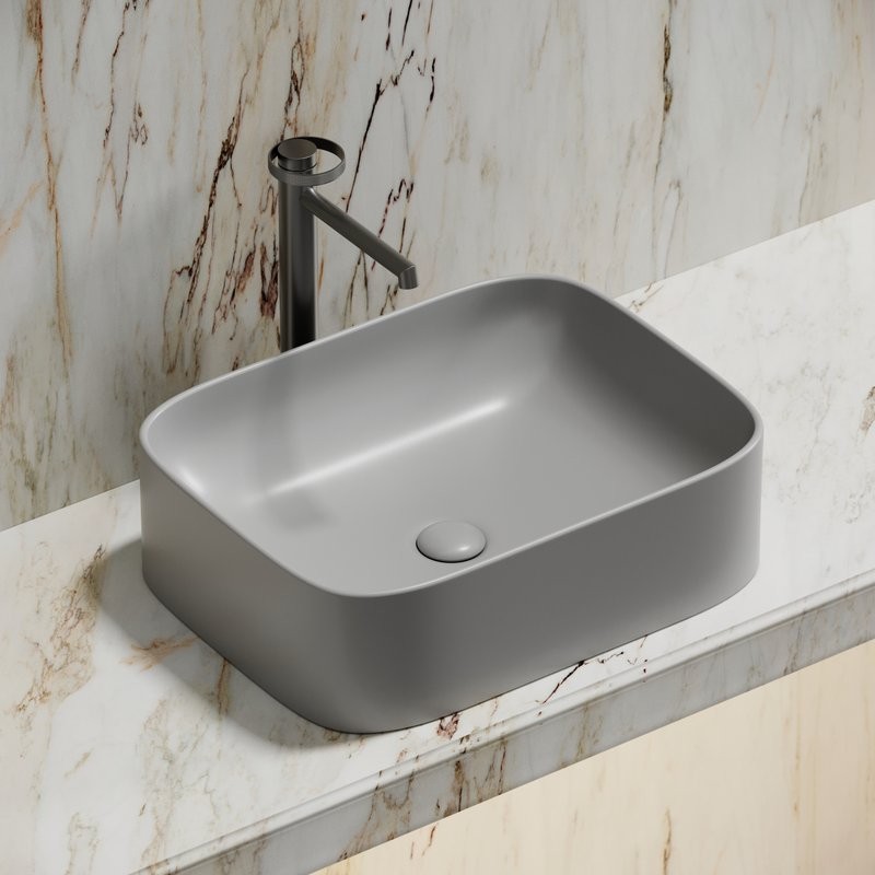 Накладная раковина Ceramicanova Element CN6052MSG серая матовая