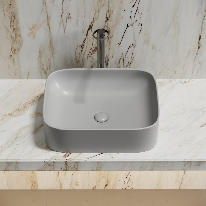 Накладная раковина Ceramicanova Element CN6052MSG серая матовая