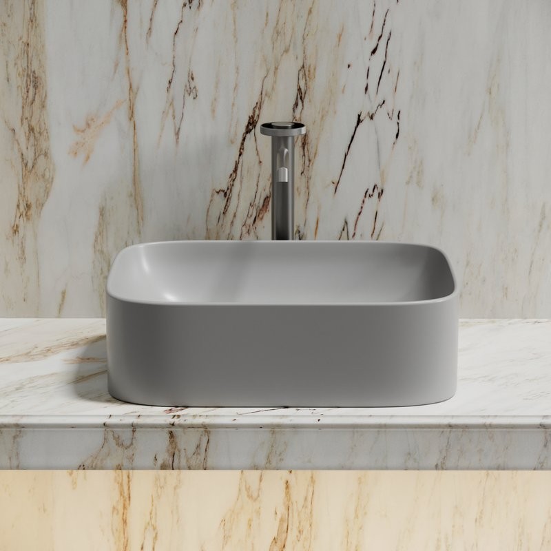 Накладная раковина Ceramicanova Element CN6052MSG серая матовая