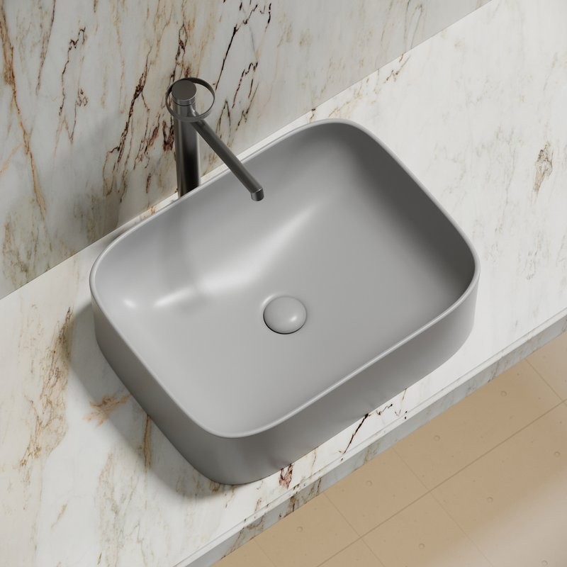 Накладная раковина Ceramicanova Element CN6052MSG серая матовая