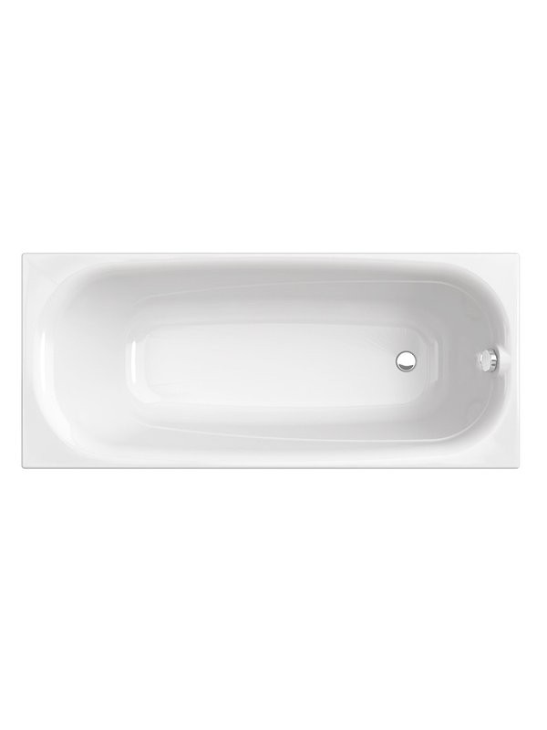Акриловая ванна Triton Стандарт Европа без опоры 160x70 см, пристенная, белая
