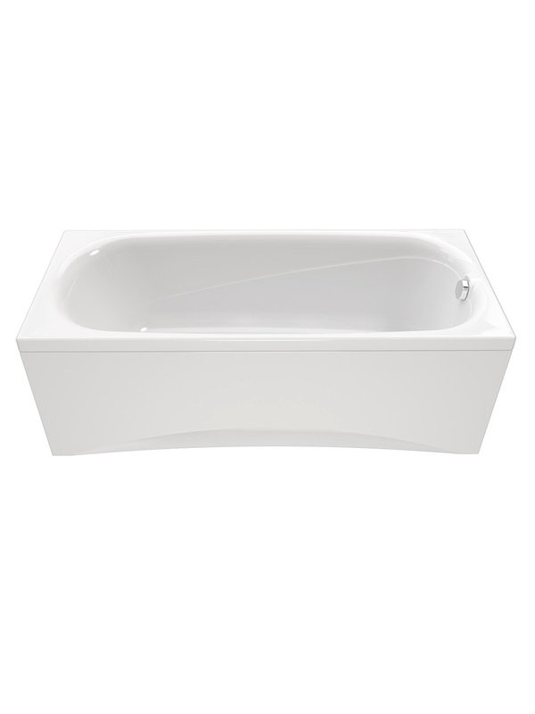 Акриловая ванна Triton Стандарт Европа без опоры 160x70 см, пристенная, белая