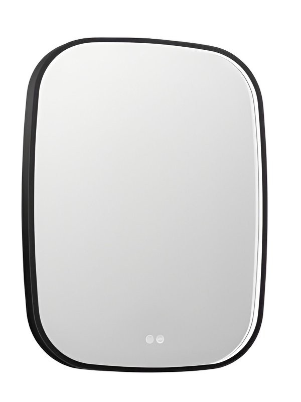 Зеркало в ванную с подсветкой Esbano ES-3311JD 70x90 см для ванной комнаты прямоугольное, со встроенной LED подсветкой с регулировкой цветовой температуры, с подогревом полотна (антизапотеванием), с сенсорным выключателем