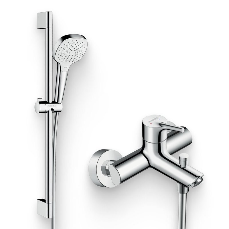 Душевой комплект Смеситель Hansgrohe Talis S 72400000 + Гарнитур Croma 26582400