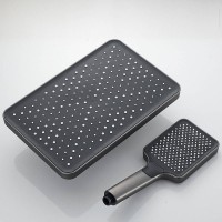 Душевая стойка Shevanik S6826T оружейная сталь