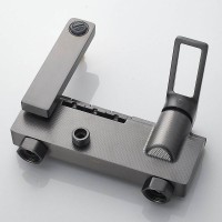 Душевая стойка Shevanik S6826T оружейная сталь