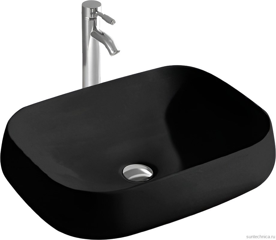 Накладная раковина AQUATEK AQ5526-MB матовая черная