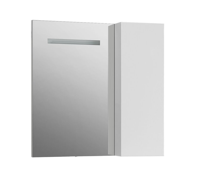 Мебель для ванной комнаты Belux Токио 80 L напольная, белая глянцевая