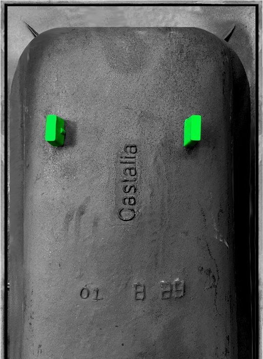 Чугунная ванна Castalia Prime S2021 150x70 см, пристенная, белая, на ножках