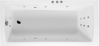 Акриловая ванна Excellent Aquaria WAEX.AQU17.SMART 170x75 см, левая, встраиваемая, с гидромассажем, белая, с каркасом, со сливом-переливом