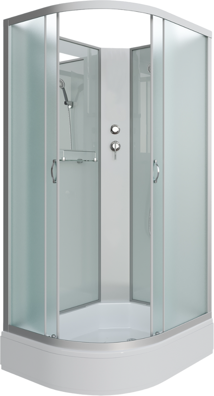 Душевая кабина Niagara Classic NG-33084-14RBK 100х80 см, без крыши