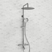 Душевая стойка Wasserkraft Berkel A188.116.101.010.CH Thermo с термостатом, хром
