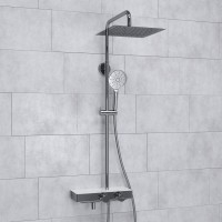 Душевая стойка Wasserkraft Aller A113.118.127.CH Thermo с термостатом, хром