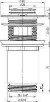 Комплект Раковина маленькая Lavinia Boho One 33310001R + Донный клапан Wellsee Drainage System 182129000 хром + Сифон 182103000 хром