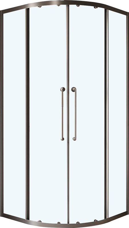 Душевой уголок Cezares Relax RELAX-304-R-2-90-C-GM 90x90, профиль оружейная сталь