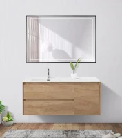 Зеркало BelBagno Kraft 80x120, с подсветкой, с подогревом, черный