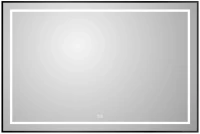 Зеркало BelBagno Kraft 80x120, с подсветкой, с подогревом, черный