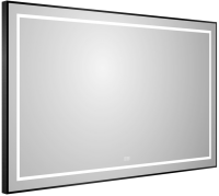 Зеркало BelBagno Kraft 80x120, с подсветкой, с подогревом, черный