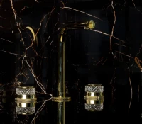 Смеситель для раковины Boheme Aura 152-G-A золото Смеситель для раковины Boheme Aura 152-G-A золото