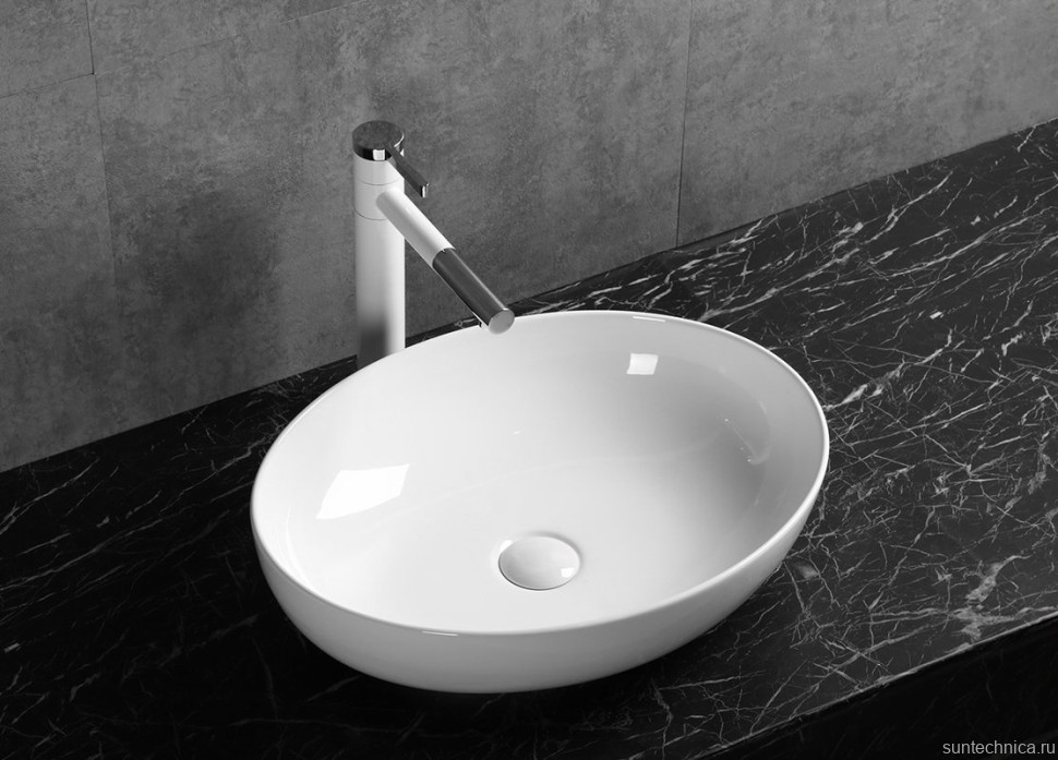 Накладная раковина Ceruttispa CR0019 51, белая