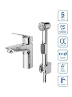 Комплект для раковины BelBagno Due LVM/HGN-CRM-W0 с гигиеническим душем Комплект для раковины BelBagno Due LVM/HGN-CRM-W0 с гигиеническим душем