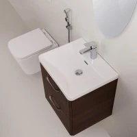 Комплект для раковины BelBagno Due LVM/HGN-CRM-W0 с гигиеническим душем
