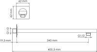 Душевой комплект Wasserkraft Mosel A4651.294.295.090.117.271.087.127 С ВНУТРЕННЕЙ ЧАСТЬЮ, хром