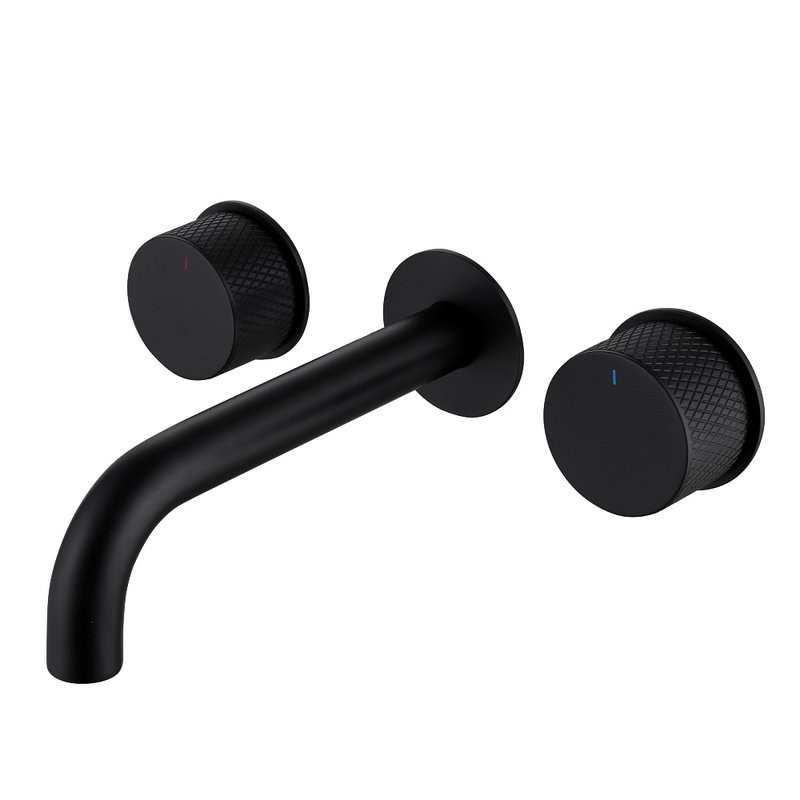 Смеситель для раковины Abber Wasser Kreis AF81122B С ВНУТРЕННЕЙ ЧАСТЬЮ, матовый черный