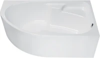 Акриловая ванна Triton София R 170x95 см, угловая, правая, пристенная, белая, асимметричная, с каркасом
