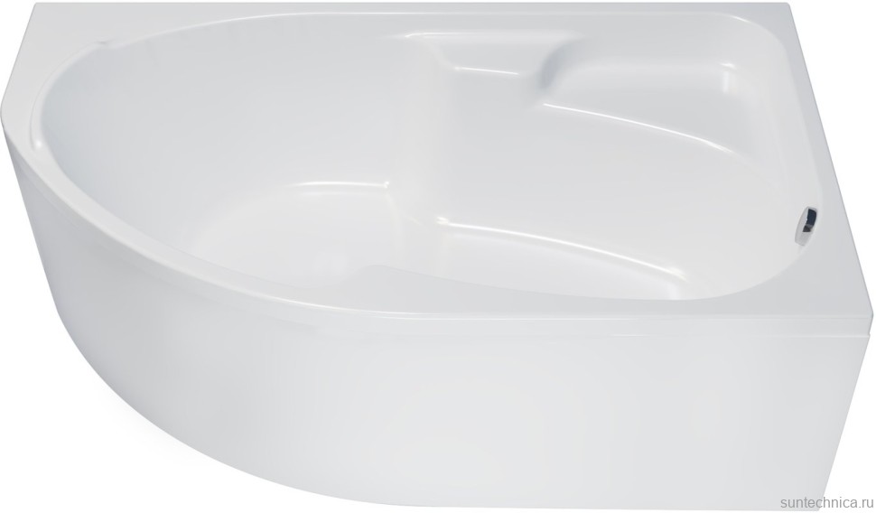Акриловая ванна Triton София R 170x95 см, угловая, правая, пристенная, белая, асимметричная, с каркасом