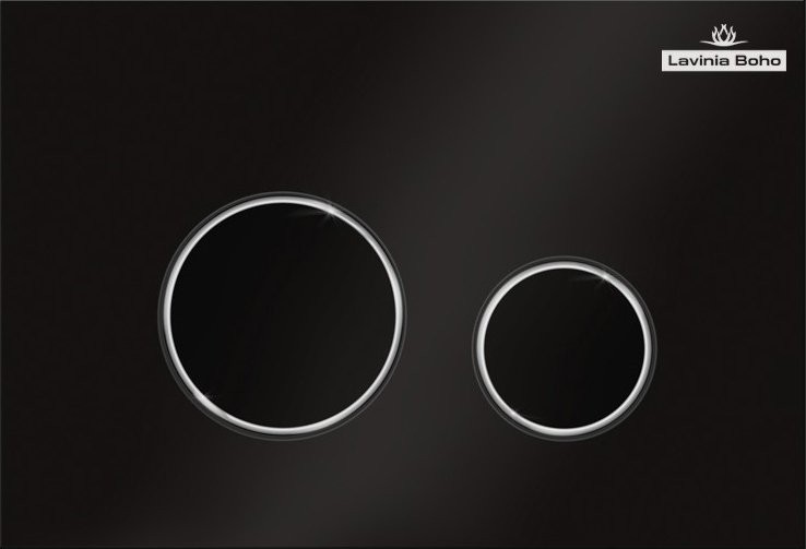 Комплект Lavinia Boho Унитаз подвесной Biore Rimless 3304102R + Крышка-сиденье Biore 33290410 с микролифтом + Инсталляция RelFix 38010010 + Кнопка RelFix 380502MB матовая черная, хром + Дозатор RelFix 38040010