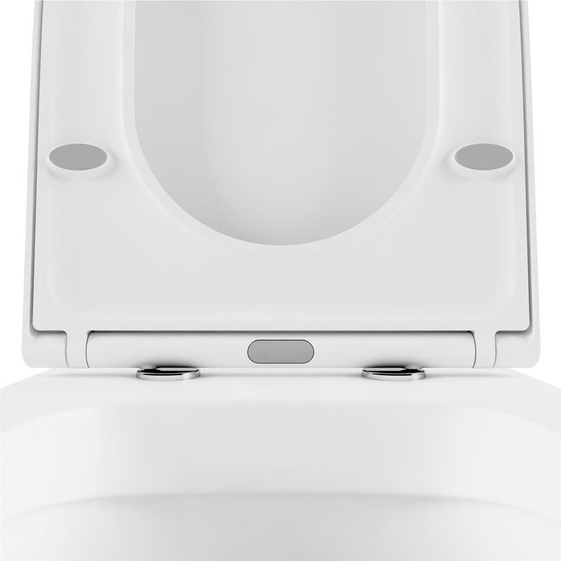 Комплект Lavinia Boho Унитаз подвесной Biore Rimless 3304102R + Крышка-сиденье Biore 33290410 с микролифтом + Инсталляция RelFix 38010010 + Кнопка RelFix 380502MB матовая черная, хром + Дозатор RelFix 38040010