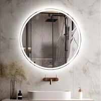 Зеркало круглое Mixline Анита 50 с подсветкой, бесконтактный выключатель