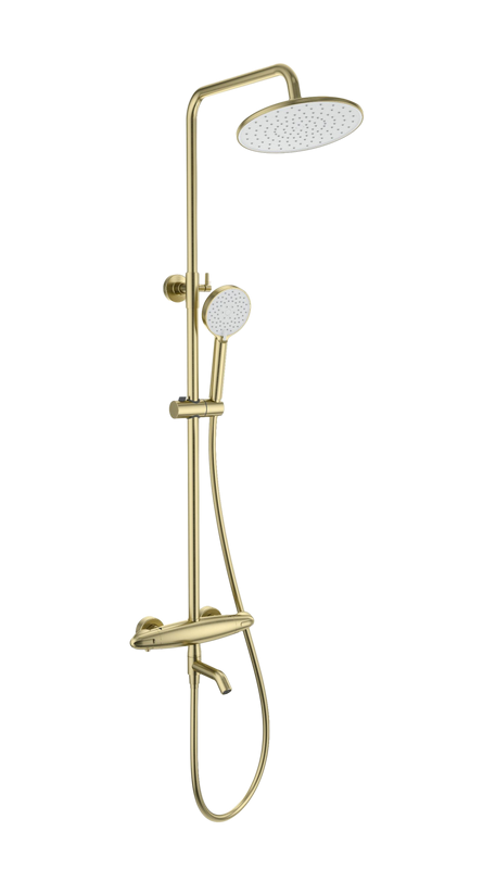 Душевая стойка Wonzon & Woghand WW-B3031-A1-BG брашированное золото