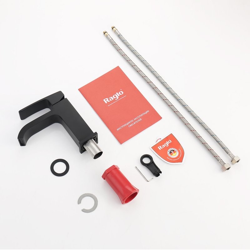 Смеситель для раковины Raglo R02.10.06, черный